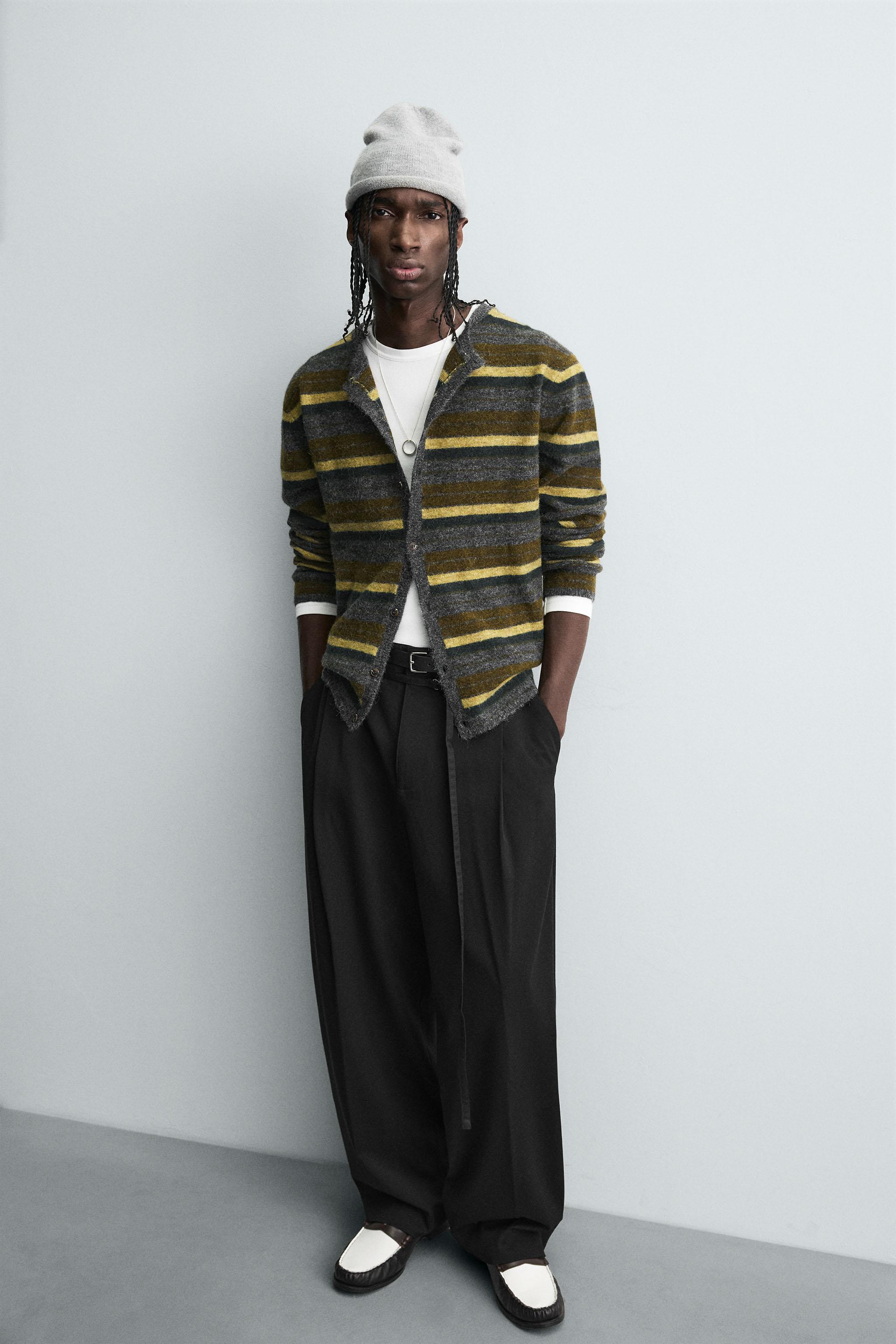 BALLOON PLEATED BELTED PANTS